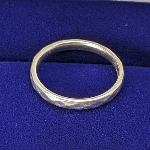 British Vintage Jewelry Plain Sterling Silver Ring